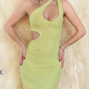 Beginning Boutique Elliot Green Midi Dress